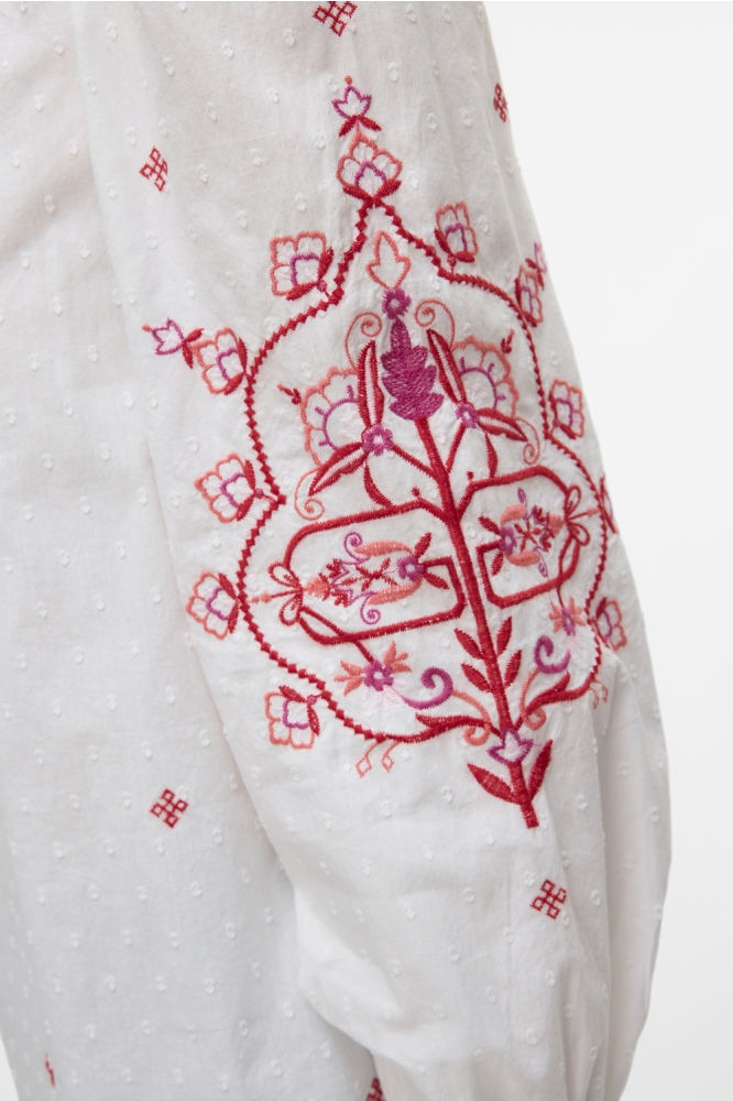 VMHIBA LS TOP WVN SPE 10303752 Snow White/Carbaret E